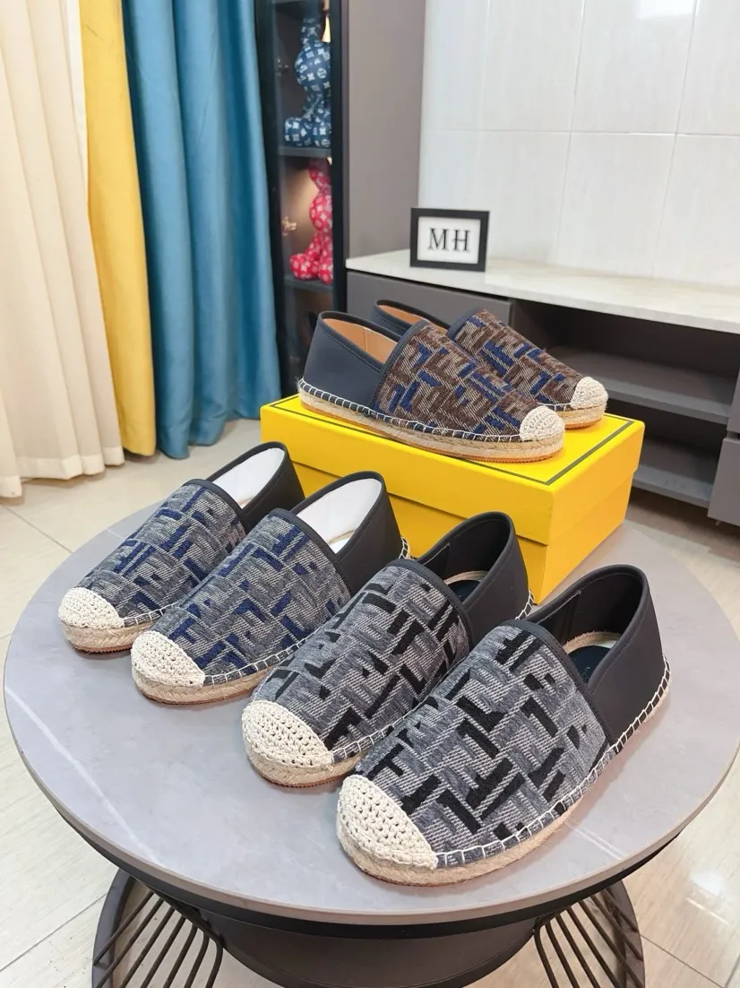 Men's shoes 💰400🌸🌸[FENDI] Fendi 💫Men's latest slip-on Loaf casual shoes ✔️The original one-to-one replica is available at the counter at the same time🏍️Fabrics: Italian imported fabrics, pure hand-pulled threads, raw rubber breathable and non-slip outsole, lining breathable and comfortable lambskin, density 100% comfortable, original rubber outsole wear-resistant ✔️Code number: 38-44, you deserve it, (Note: 45 can be customized, non-refundable and non-exchangeable)